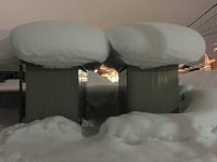 přívaly sněhu v Japonsku