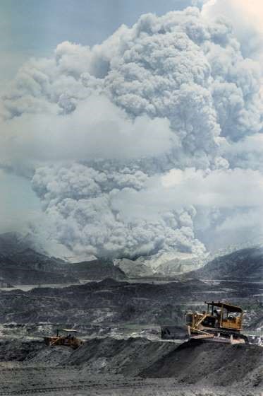 Probuzená sopka Pinatubo