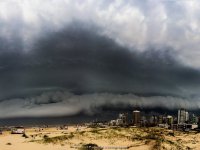 Shelf cloud Brazilie