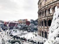 Řím v zimě