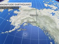 Zemětřesení o síle 7,9 magnituda na Aljašce podnítilo vznik drobné vlny tsunami