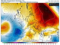 Evropa je teplotně rozdělená