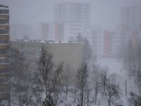 Sněhová bouře zasáhla východní polovinu ČR