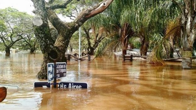 Povodně v Argentině jsou ničivé
