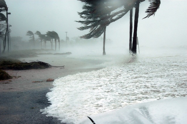 Přicházející hurikán do Key West