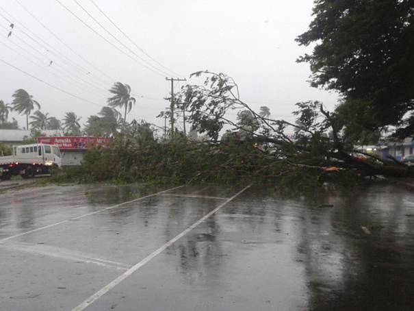 Tropická bouře na Fidži přinesla velké škody