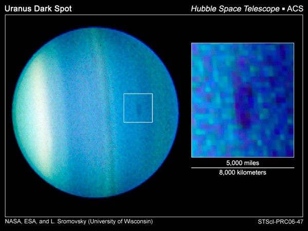 Fotka planety Uran