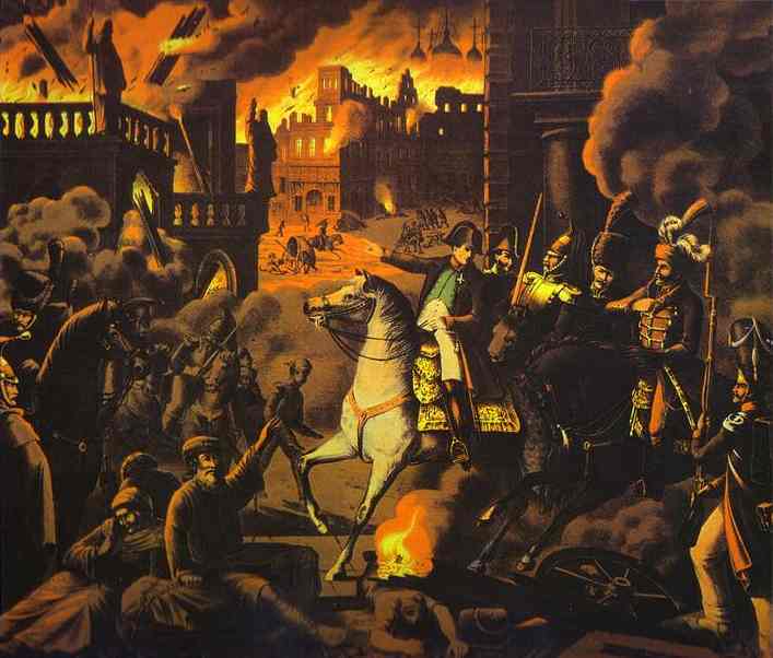 Napoleóna v Moskvě přivítalo hořící město a nastal zvrat ve válce