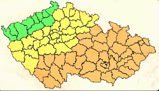 Výstraha na výskyt nebezpečných meteorologických jevů