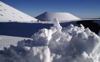 Led na sopce Mauna Kea