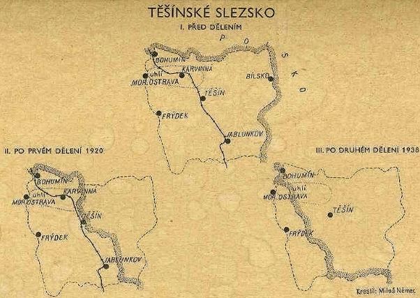Vývoj hranic na Těšínsku