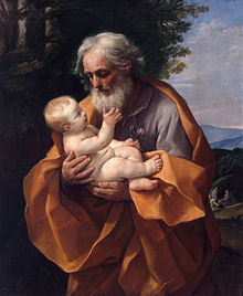 Obraz svatého Josefa s novorozencem