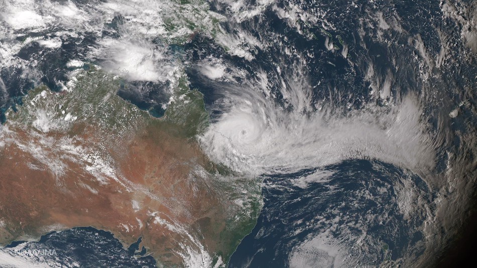 Snímek zachycující bouři u pobřeží Austrálie