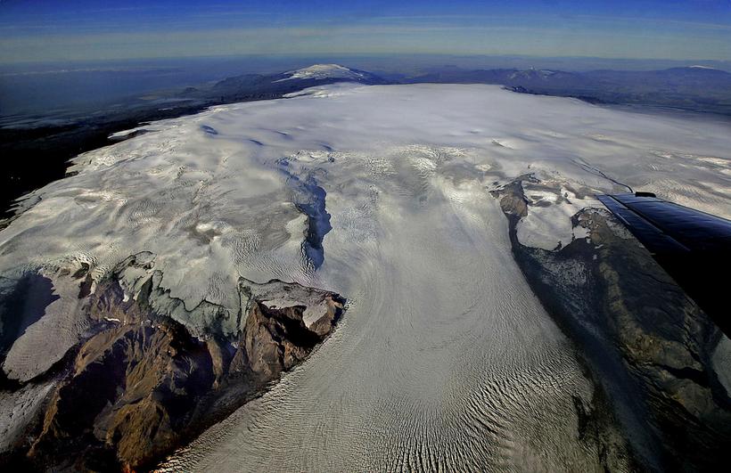 Mohutný horský ledovec