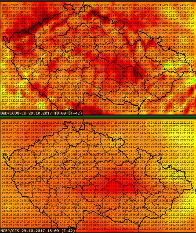 Maximální teploty vzduchu se budou dostávat lehce přes 30 °C