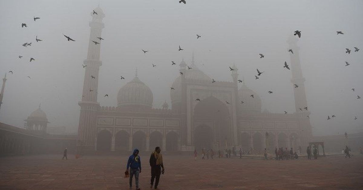 Hustý smog v Indii
