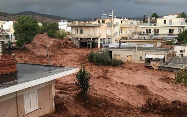 Rekorní povodně v Řecku