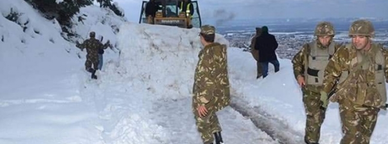 Kvůli sněhu musela být povolána armáda 