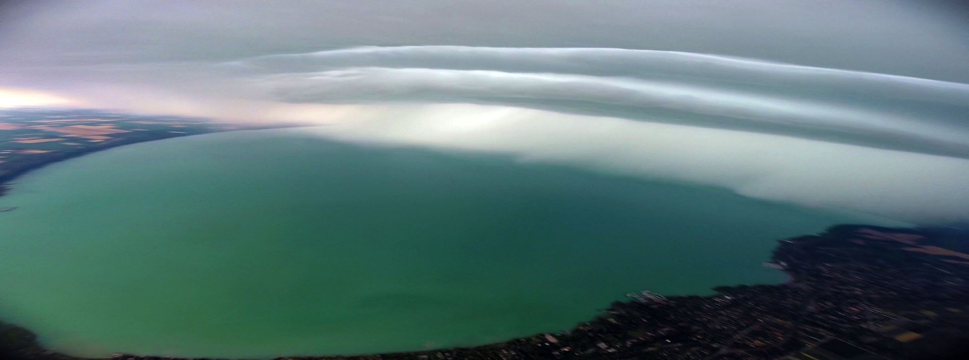 Bouře, která zasáhla Balaton v plné síle, byla velmi fotogenická 