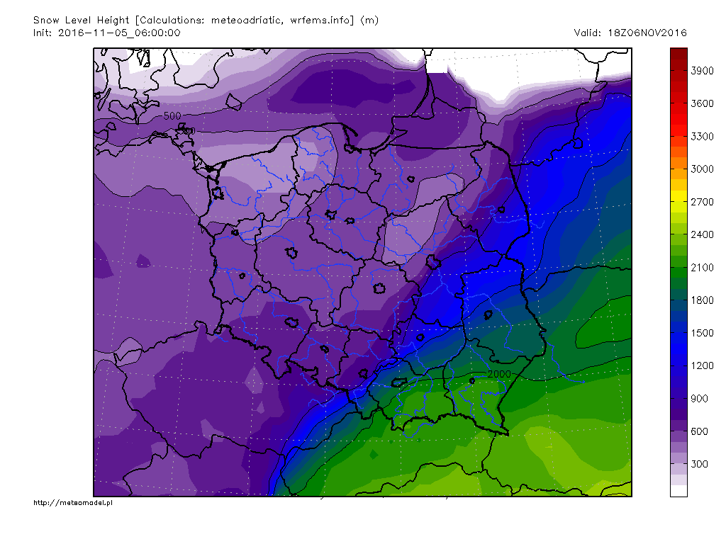 Hranice sněžení se bude postupně snižovat