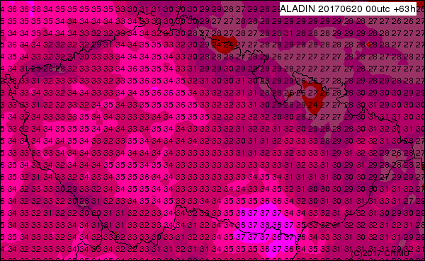 Horský čtvrtek 23.6 s maximy nad 30 °C
