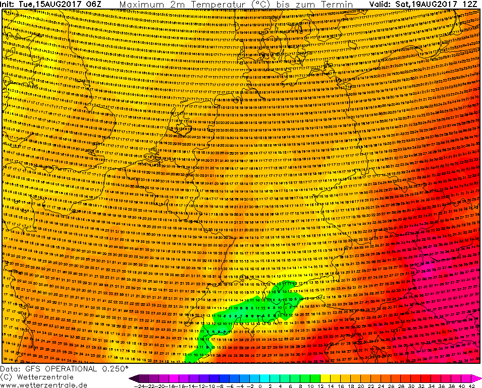 Teploty na Moravě budou o 10 °C vyšší než v Čechách